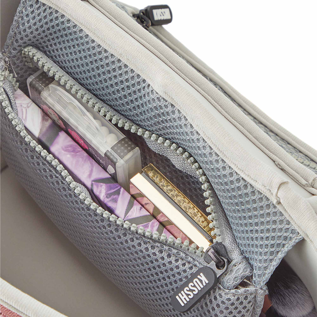 Small Train Case Makeup Bag