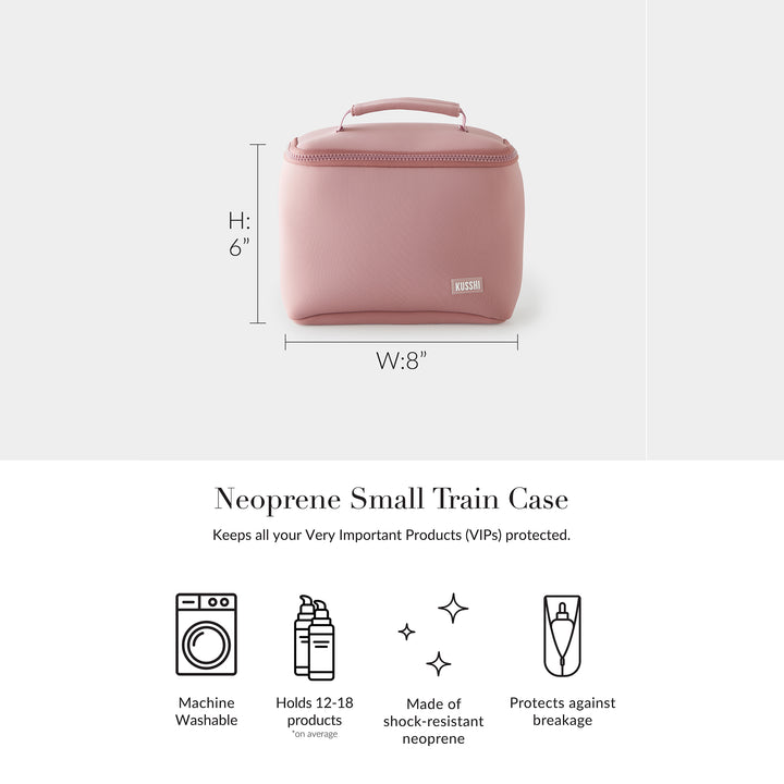 Small Train Case Makeup Bag