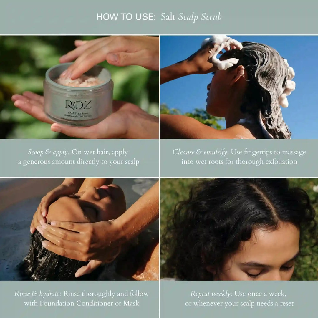 Salt Scalp Scrub Exfoliating Shampoo