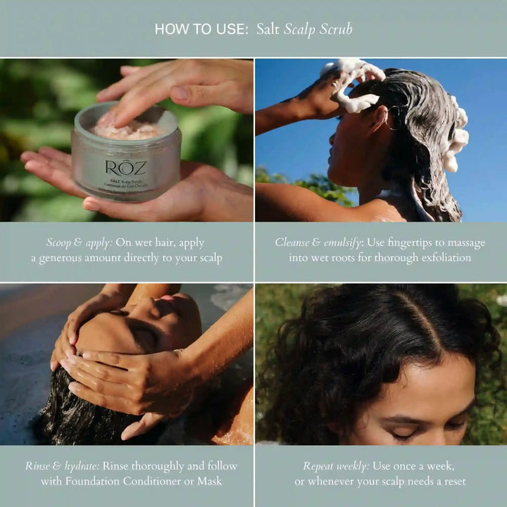 Salt Scalp Scrub Exfoliating Shampoo