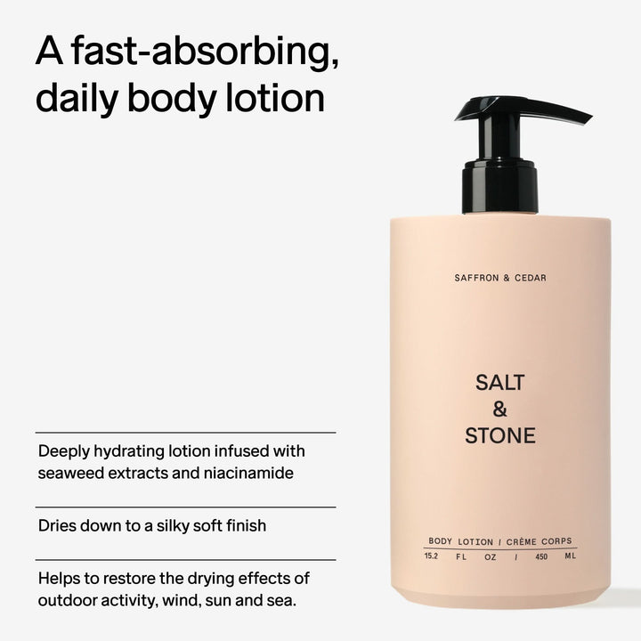 Saffron & Cedar Jumbo Body Lotion 450 Ml
