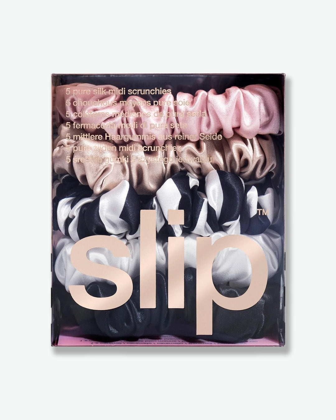 Midi Scrunchie Multi 5pk