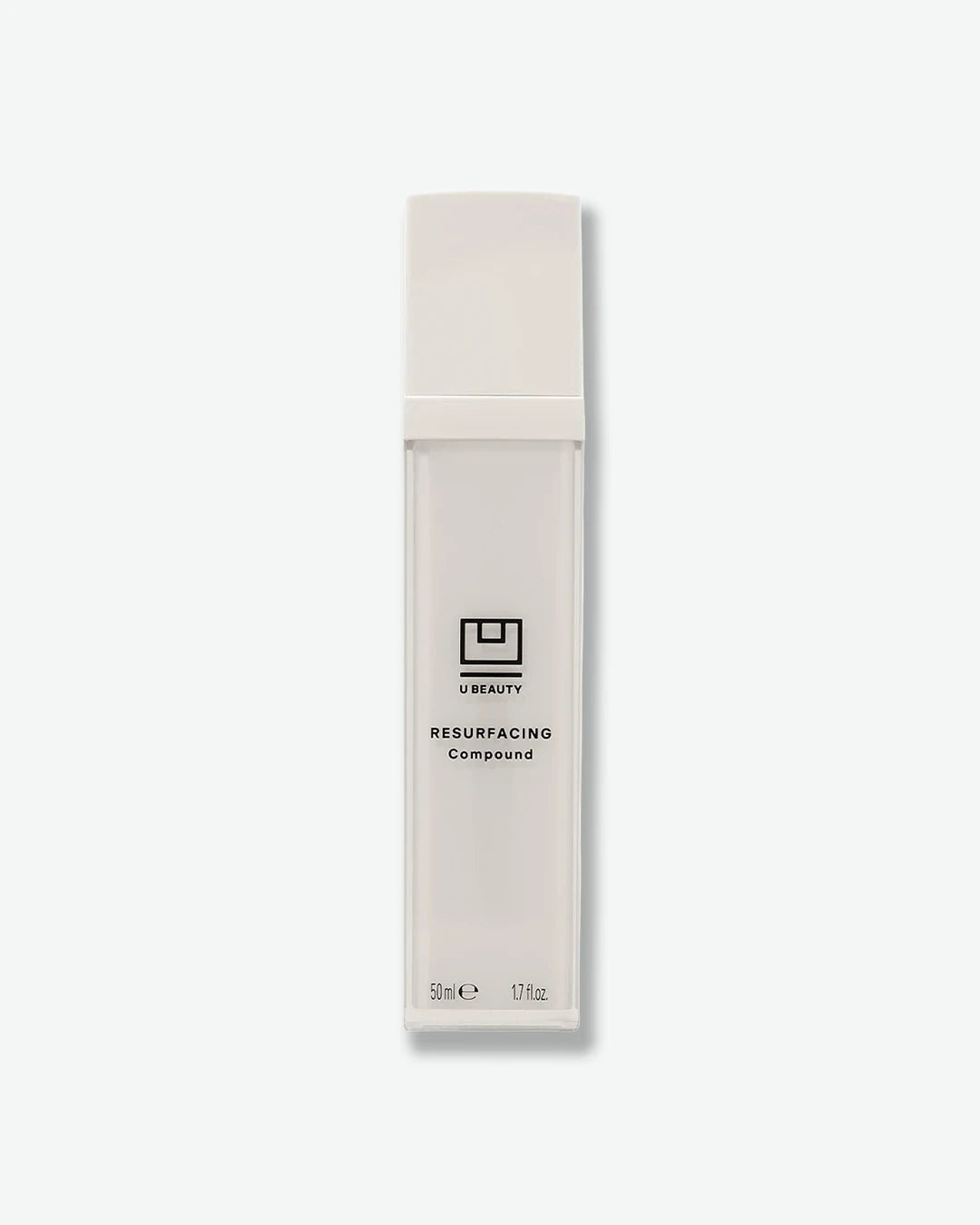 Skincare bottle labeled 'U Beauty' on a white background