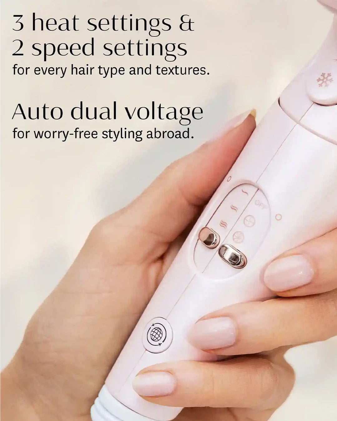 T3 Afar Lightweight Travel-Size Hair Dryer