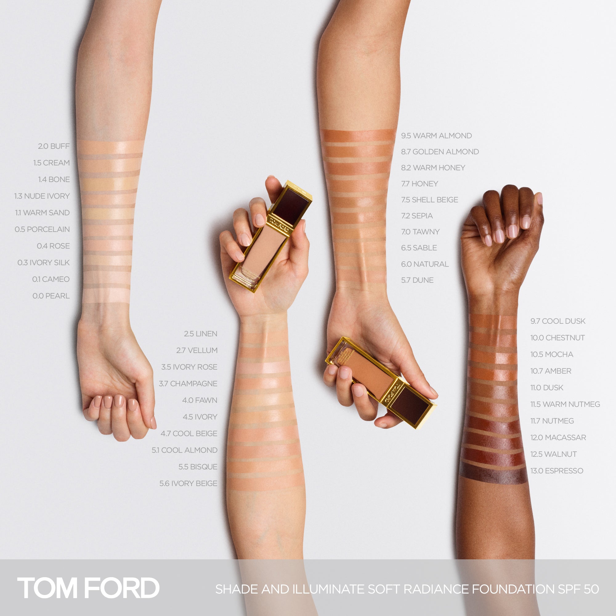 Tom orders Ford Shade and Illuminate Soft Radiance Foundation