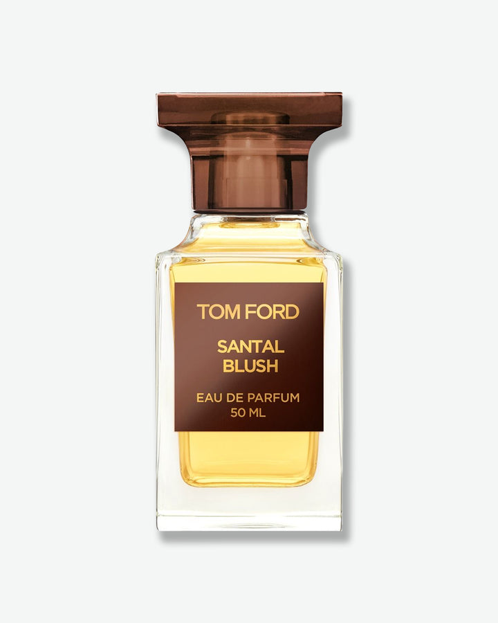 Tom Ford Santal Blush perfume bottle on a white background