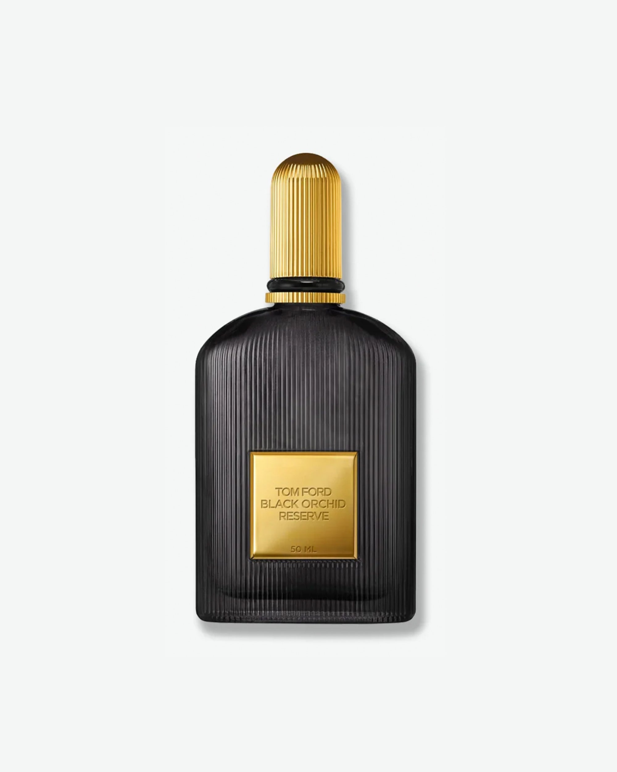 Tom Ford Black Orchid Reserve perfume bottle on a white background