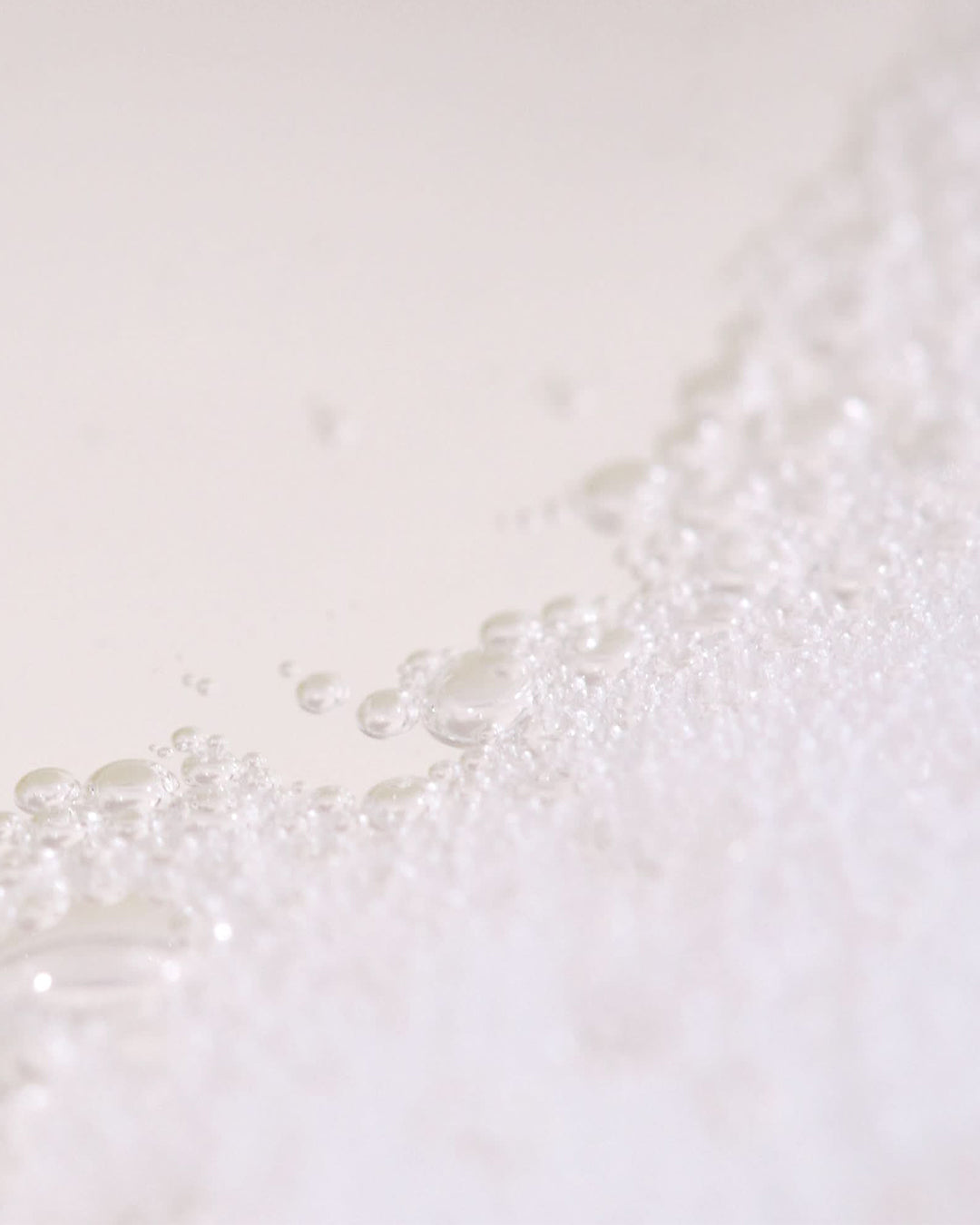 Close-up of pearls on a light background