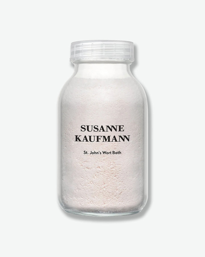 Jar of Susanne Kaufmann St. John's Wort Bath on a white background