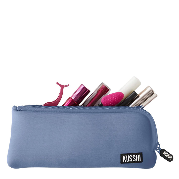 Neoprene Pencil Case Blue, Yours with any KUSSHI purchase