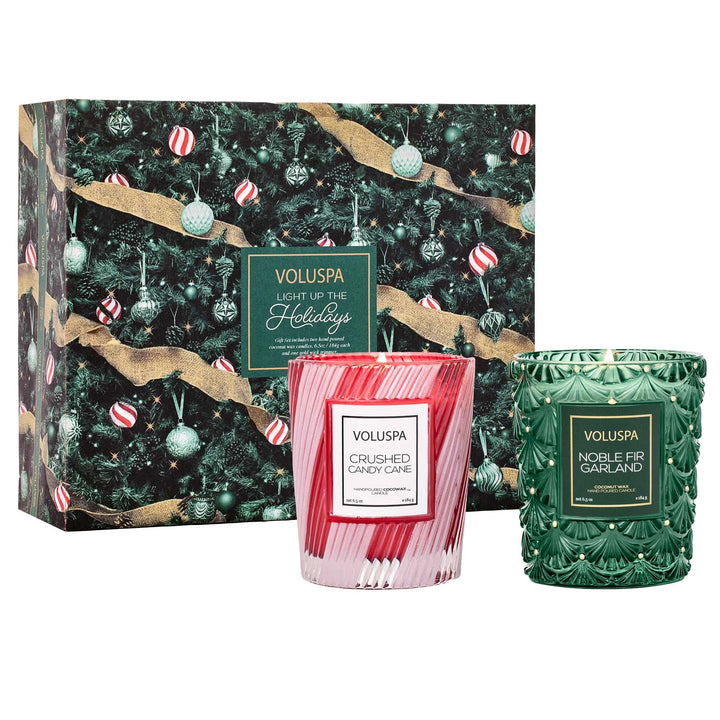 Light Up The Holidays Classic Candle Duo