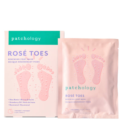 Rosé Toes Renewing Foot Mask