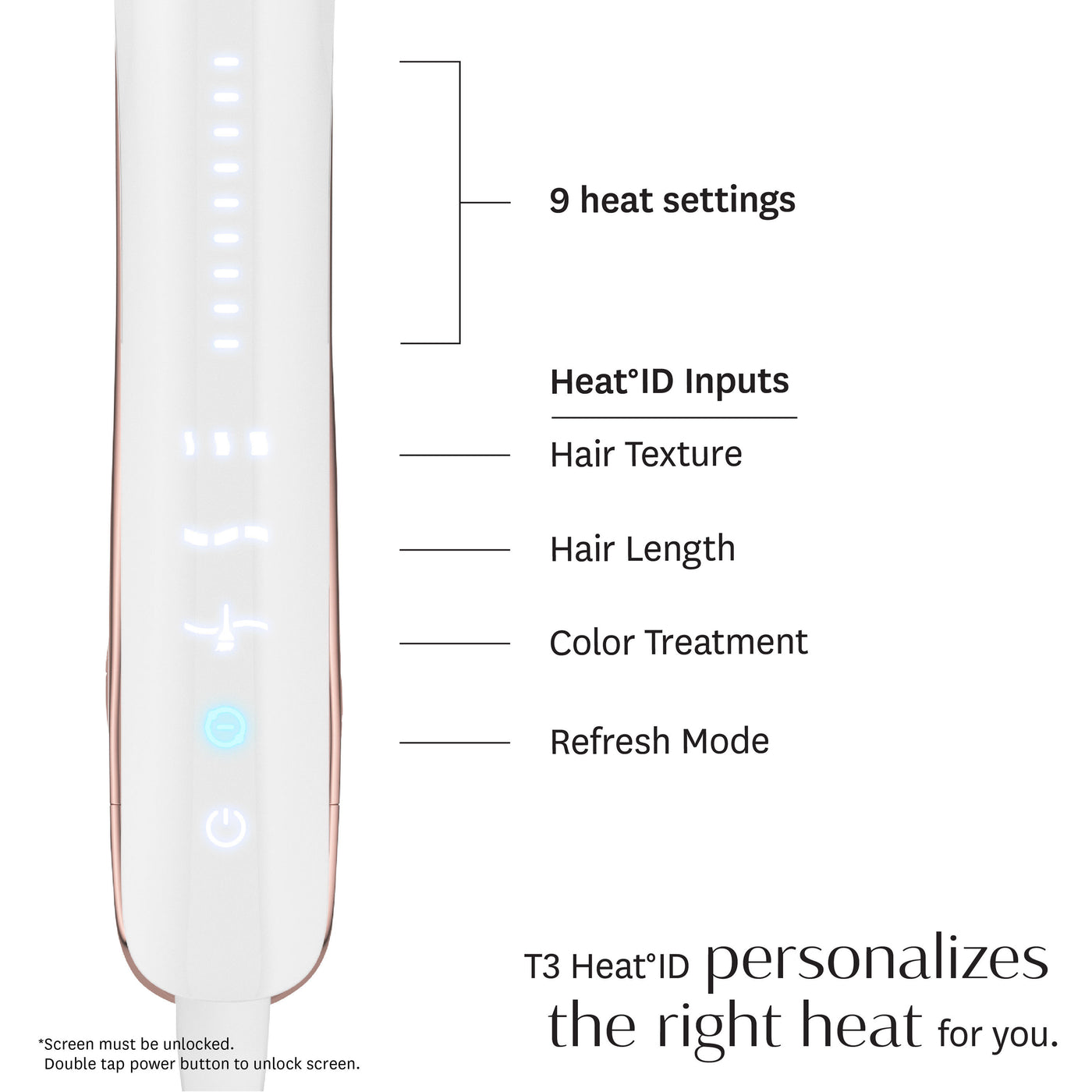 T3 Micro T3 Smooth ID Smart Straightening & Styling Iron Cos Bar